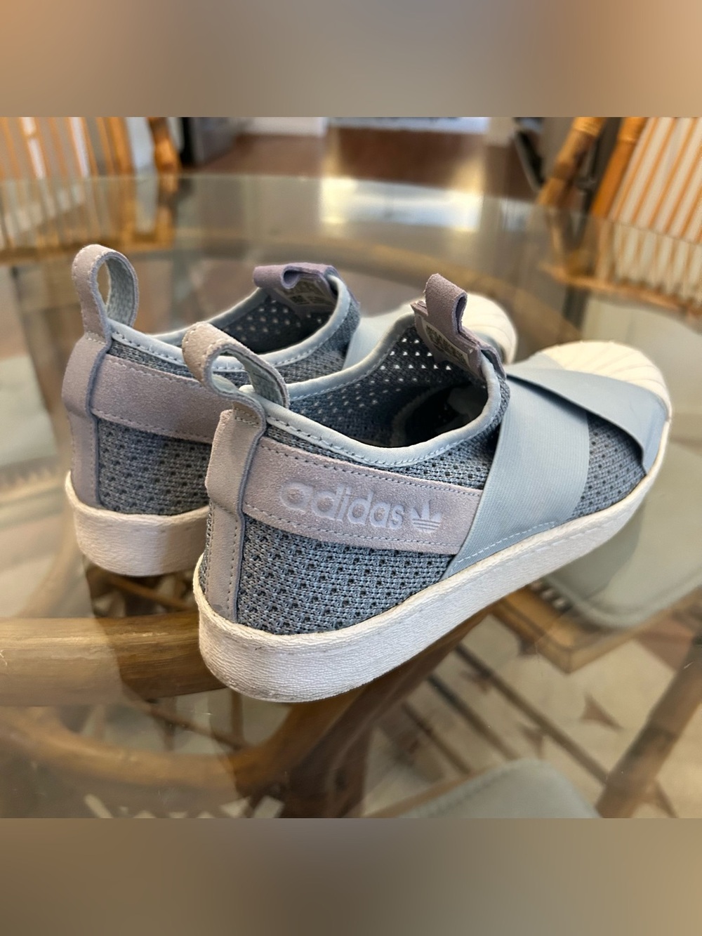 Adidas waterproof Superstar shoes size women’s 9 - Picture 3 of 10